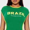 European and American summer trend tight letter printed street sexy style jumpsuit