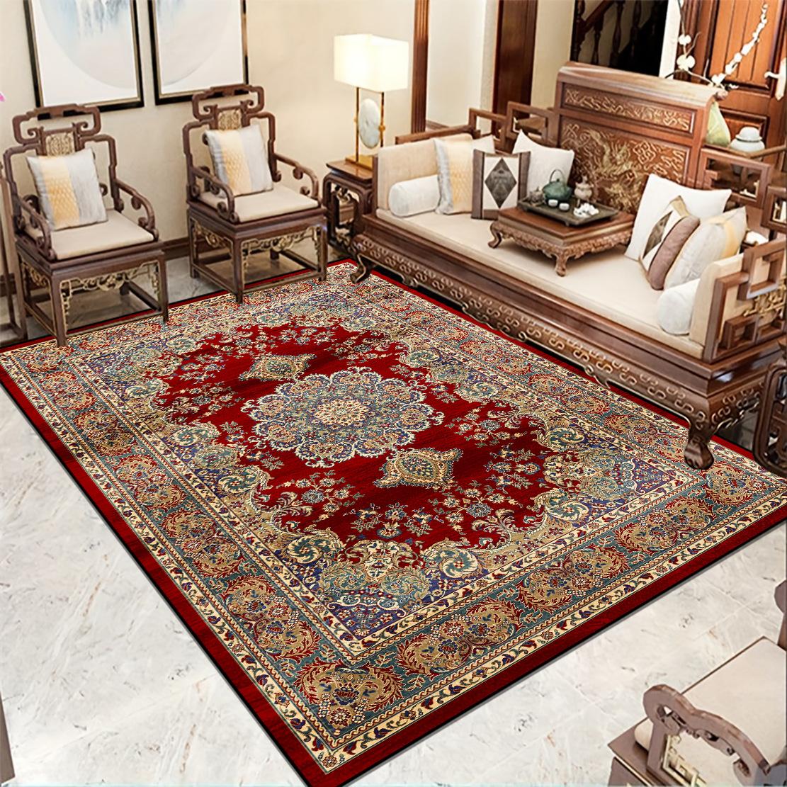Alfombras nuevas de estilo europeo para sala de estar, decoración del hogar, lujo, para el lado del sofá, felpudo, alfombras grandes de área suave y antideslizante para dormitorio 60x90cm door mat