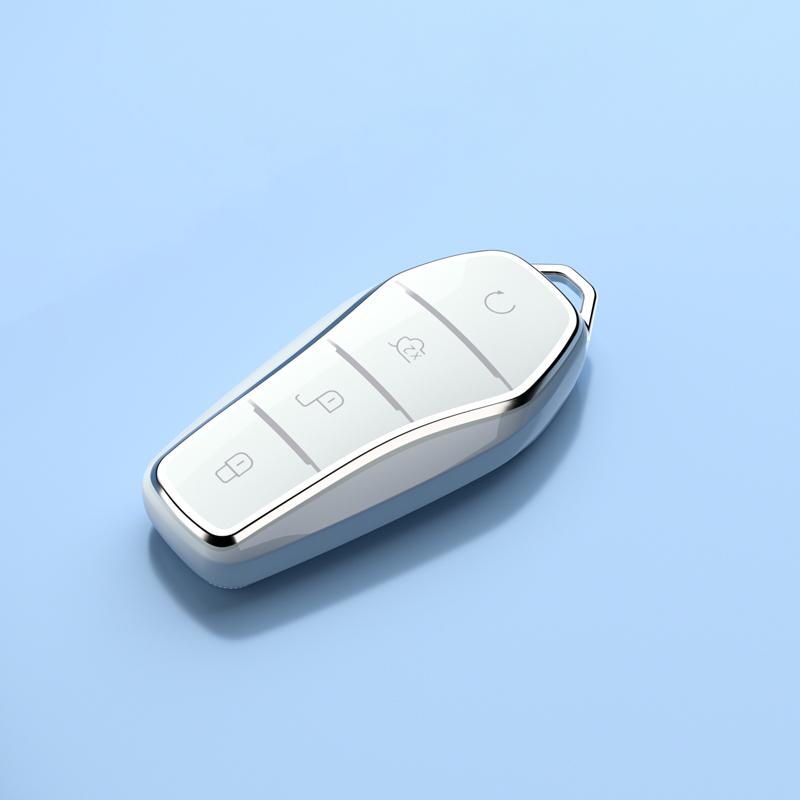For Byd Song Pro Dmi - Car Key Case Tpu Cover Shell Remote Full Wrap Key Holder Keychain Protector Car Accessories Decor