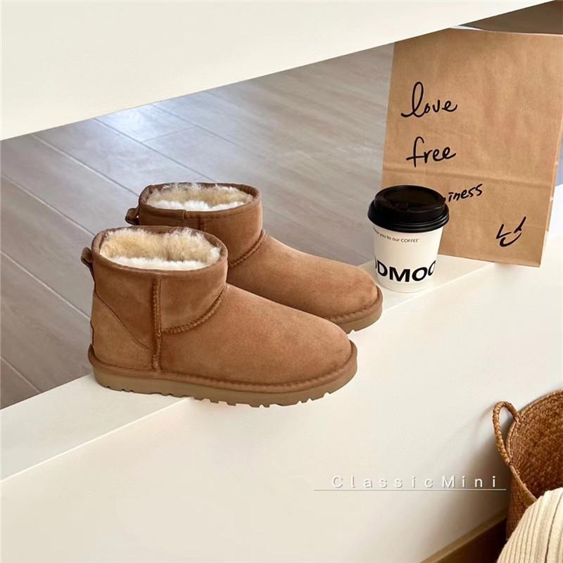 Men's 2024 Mulberry Sheepskin Fur Casual Winter Boots