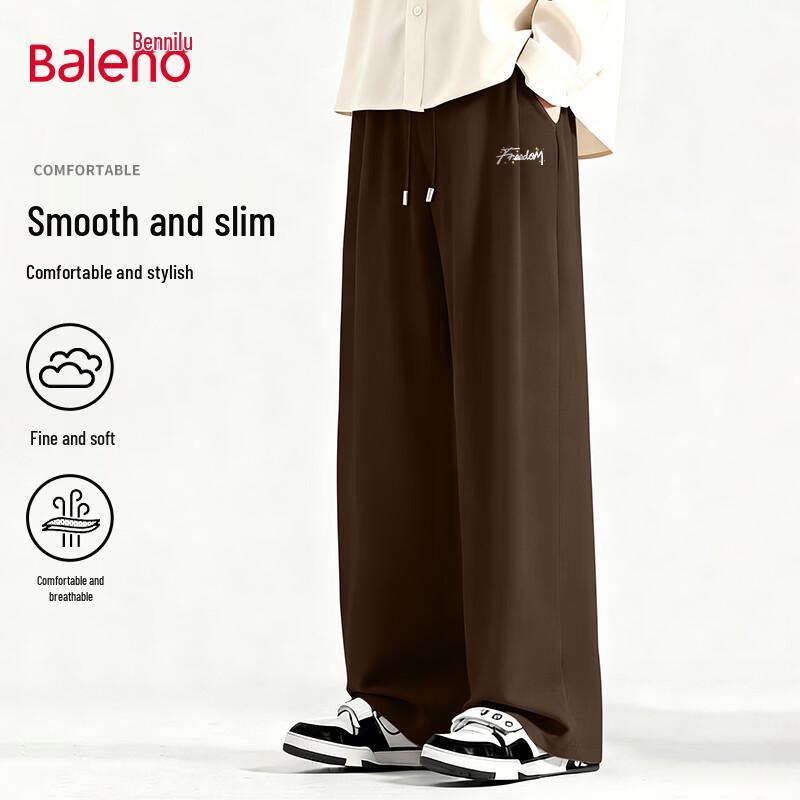 

Baleno Men s 2026 Spring/Autumn Wide-Leg Casual Pants 4XL