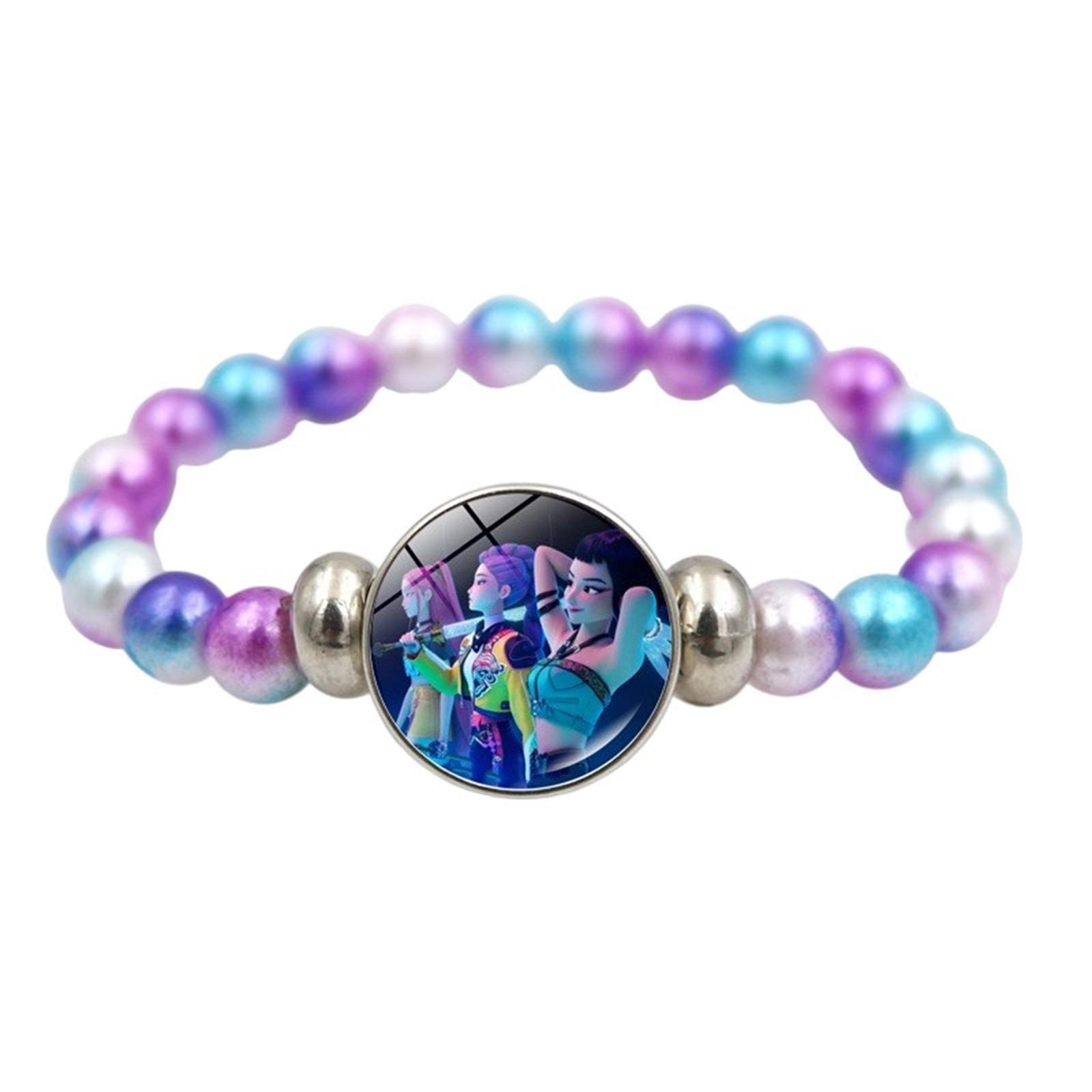 

Браслет Подарок для девочки, Аксессуары Красочный браслет из бусин Ювелирные изделия One Size