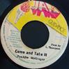 7inch Record FREDDIE MCGREGOR  Come And Take It NONE Jah Guidance 1982 Jamaica Reggae Ska  Dub Used