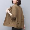 2024 Women's Chic Short Jacket: Stylish Spring/Autumn Fashion for Middle-Aged Moms