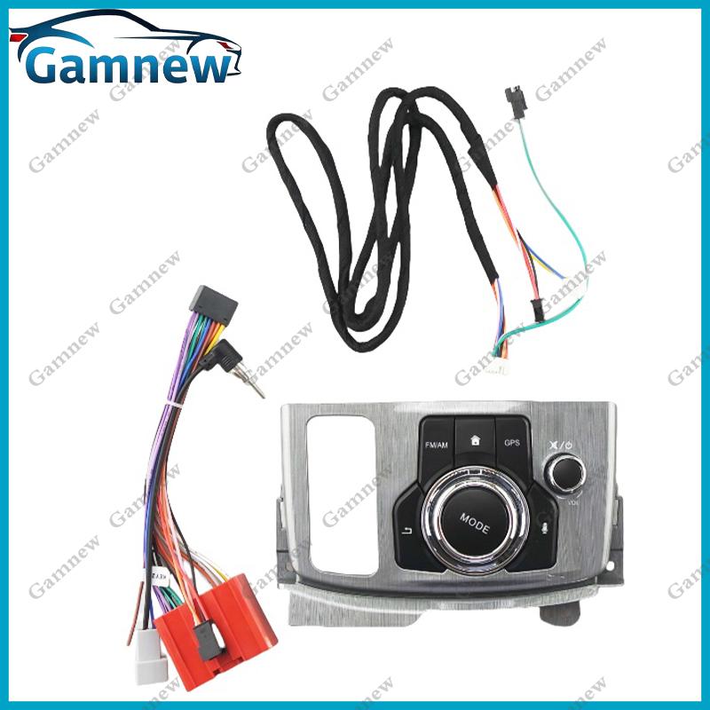 

Автомобильный 16-контактный адаптер жгута проводов Декодер Кабель питания для Android-радио для MAZDA CX-5 2014-2017 Full Set