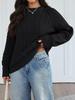 New Arrival 2025 - Women's Solid Color Casual Commuting Sweater Tops - European & American Style