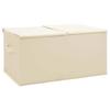 VidaXL Storage Boxes 2 Pcs Fabric 50x30x25 Cm Cream 332917