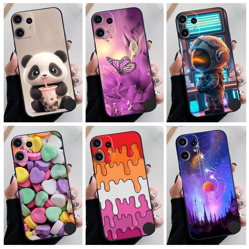 For Nothing CMF Phone 2 Pro Case Love Heart Silicone Phone Cover For CMF Phone 2 Pro 5G Phone2 Pro Funda Shockproof Bumper Shell