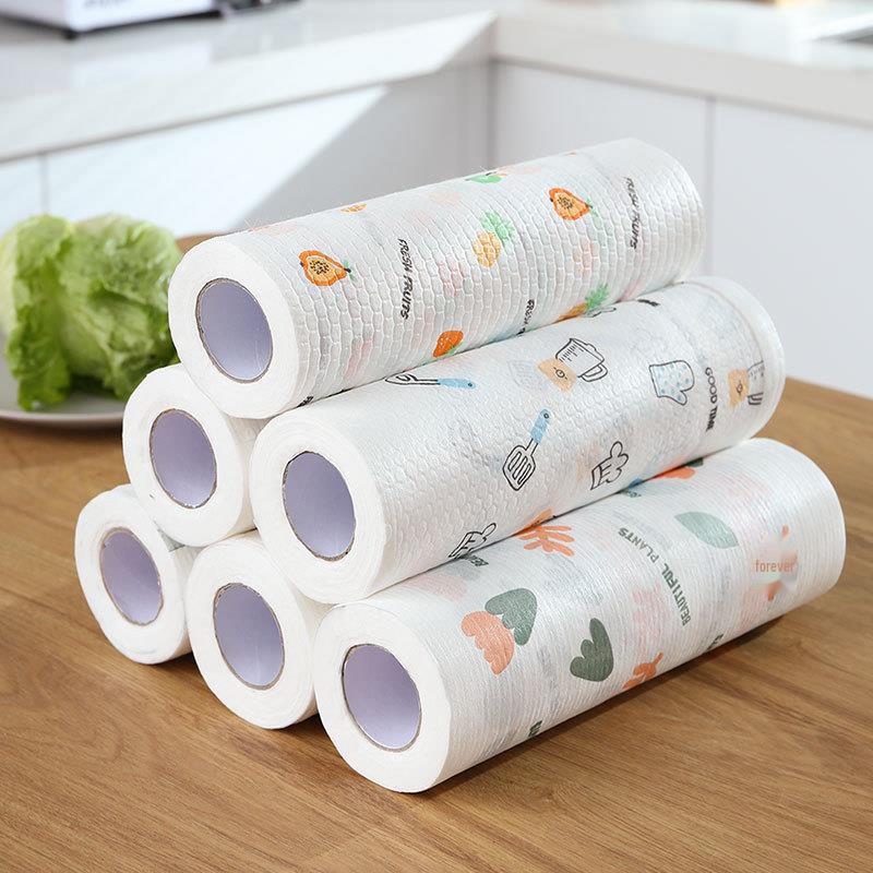Wholesale Disposable Lazy Rags: Thick, Washable, Non-linting Dual-use Kitchen Paper