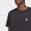 Adidas Originals Trefoil Essentials Solid Crew Neck Casual Sport Short Sleeve T-Shirt Men Tops Black IA4873