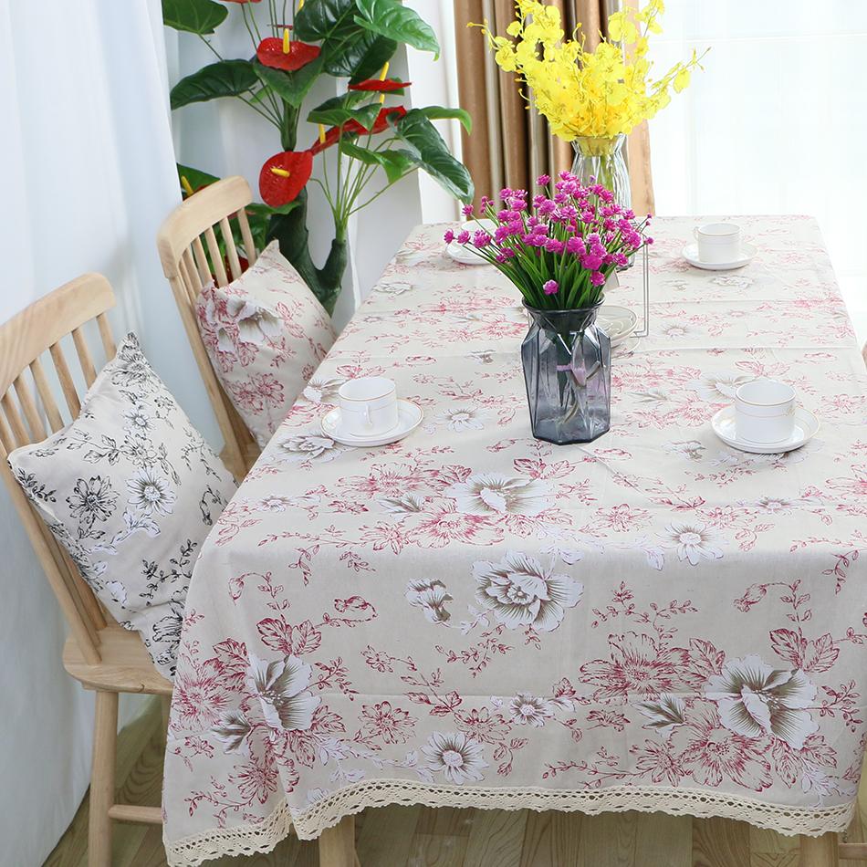 

Настраиваемая скатерть с цветочным узором, прямоугольная с кружевным покрытием для стола, для домашнего декора, кухни, обеденного стола, каминной полки 90x90cm