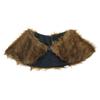 Vikinges Faux Furs Shawl Barbarian Collar,Medieval Knight Mantle Shoulder Wrap Warriour Cape Shawl Renaissances Costume
