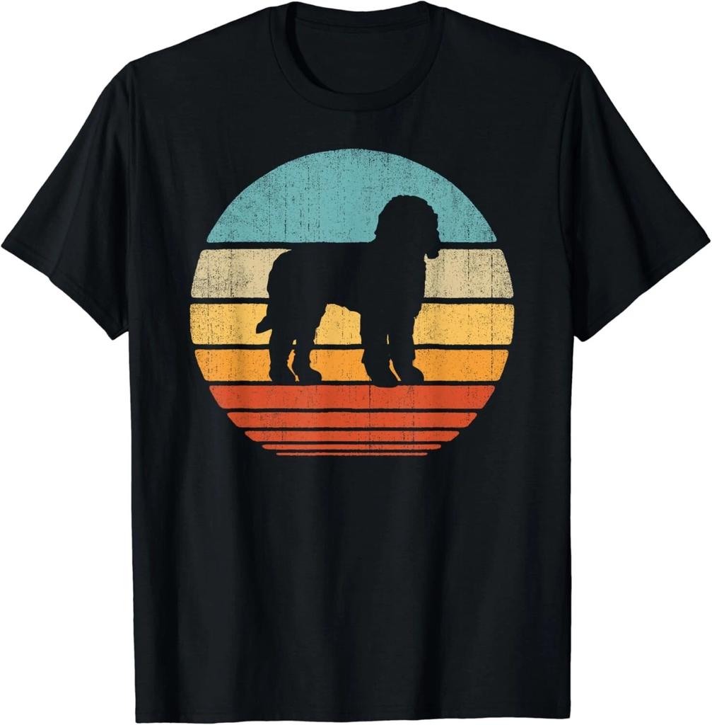 Goldendoodle Doodle Retro Vintage 60s 70s Sunset Dog Lovers Gift Unisex T-Shirt