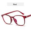 New Pc Reading Glasses Black Blue Transparent Round Frame Glasses Anti-Blue Glasses Men Women