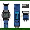 Replacement Nylon Canvas Strap for Casio G-Shock GMW-B5000 Metal Square Watch - Sporty Waterproof Adjustable Band Accessory