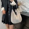 New Solid Plush Velvet Sweet Shoulder Bags Elegant Cute and High-end Tote Bags 2026  Versatile Crossbody Bag for Women