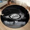 Sk Sturm Graz Crest Custom Name Round Area Rug Carpet Rug For Living Room Bedroom Sofa Playroom Decor Nonslip Floor Mat