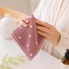 Ladies towel handkerchief set 10 gift wrapping assorted colors patterns (23x23cm 25x25cm)