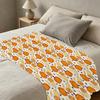 Lightweight Flannel Fleece Throw Blanket | Pumpkin Series Soft Warm Cozy Blanket for Home, Couch & Nap