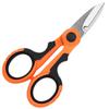 1PC Stainless Steel Luya Fishing Scissors Portable Anti-lost Daima Pe Line Scissors Open Ring Binding Hook Pliers Missed Rope Fish Scissors
