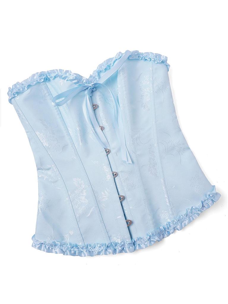 European & American Strapless Body Shaping Waist Cincher Tummy Control Fishbone Bra Top for Women