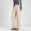 Autumn and Winter Thickened Plane Pants, Gray Fashion Splicing Trend Versatile Loose Radish Pants Children