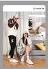 Unisex Velvet-Lined Cotton Shoes & Home Slippers, Sizes 20-47