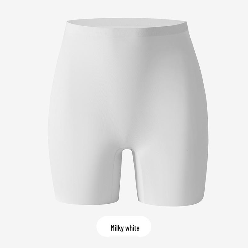 Women s Anti-Exposure Summer Ice Silk Seamless No-Curl Safety Shorts Double Extra Large