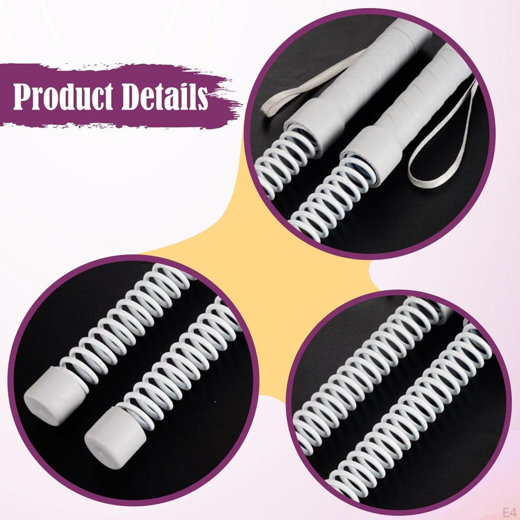 2Pcs Fitness Ropeless Battle Ropes Exercise Training Rope for Home