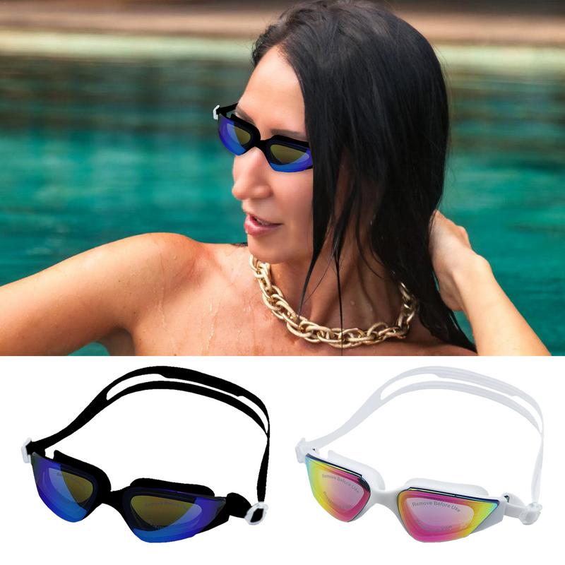 Waterproof Swimming Goggles Anti-Fog Swim Goggles Clear No Leakage Colorful Design Swimming Goggles For Men Women Adults