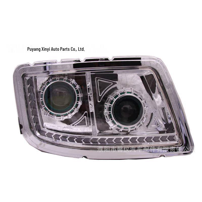 Ouman 19-21 GTL LED Dual-Lens Headlight Assembly with Flowing Turn Signal & Daytime Running Light