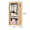 Easy-to-Assemble Bedroom Wardrobe Cabinet for Rental Room Storage