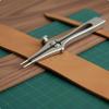 Adjustable Spacing Leather Perforate High Carbon Stainless Steel Leatherworking Tool for DIY Hobbyists