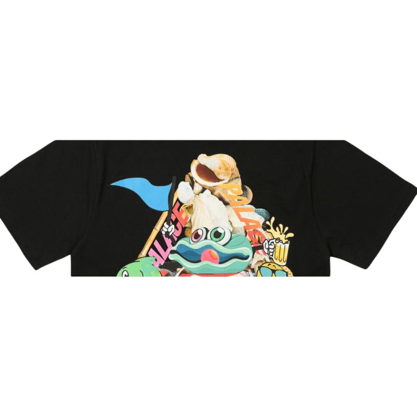 Palace P Sea T-Shirt Schwarz Unisex Oberteile P27TS330