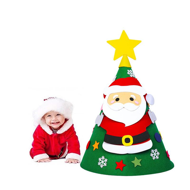 Christmas Decorations, Home Entertainment Christmas Gifts Children Diy Felt Christmas Tree Game Toys