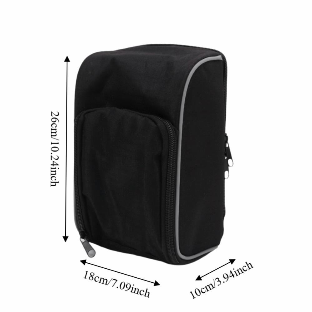 Large Capacity Bicycle Handlebar Bag Waterproof Bike Front Head Bag Mountain Bicycles M