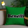 Cool B-Benelli Pillow Case Home Dorm Chair Back Short Plush Double-Sided Printing Office Nap Time Cushion Cover