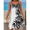 Women's Fashion Casual Sleeveless Strap Dress for Beach