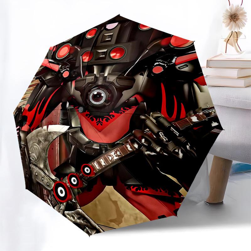 Robot Guitarist- Automatic Opening and Closing, 8-rib Structure Portable Umbrella, Suitable for Men and Women in All Seasons - Perfect Gift