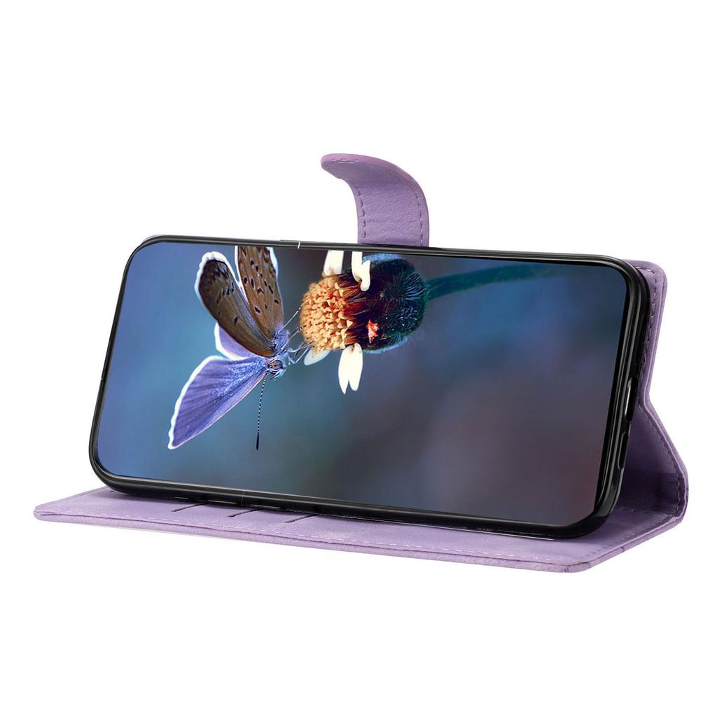 For Xiaomi 17 Case PU Leather Mandala Imprinted Design Wallet Phone Cover with Wrist Strap