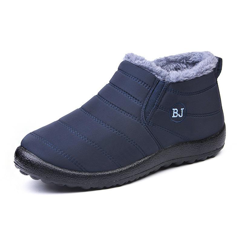 Cotton shoes women's 2025 new large size cotton boots piled thickened snow boots thermal casual shoes