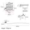 Guitar Bridge Double Lock Locking Floyd Black Bridge, Pins, Tremolo, System, Nut, Rose, [Used]