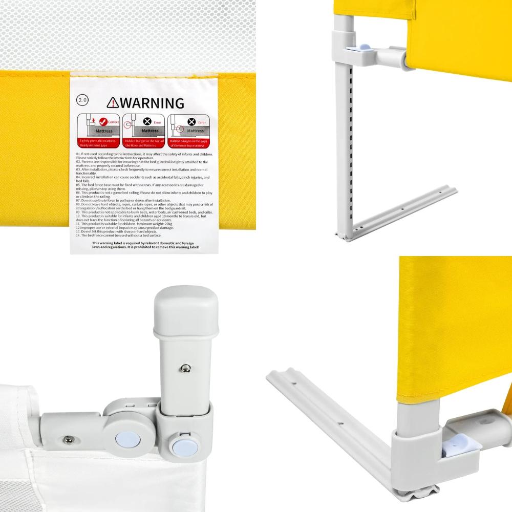 Barierka do łóżka, pokrowiec ochronny, blokada, zabezpieczenie dla dziecka