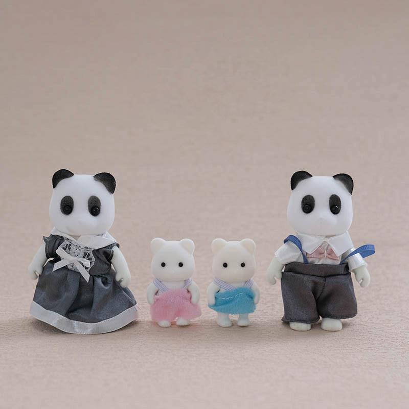Miniature Dollhouse Pretend Play Figures for Kids Dollhouse Forest Family Doll Rabbit Bear Squirrel Family Animal Birthdays Gift