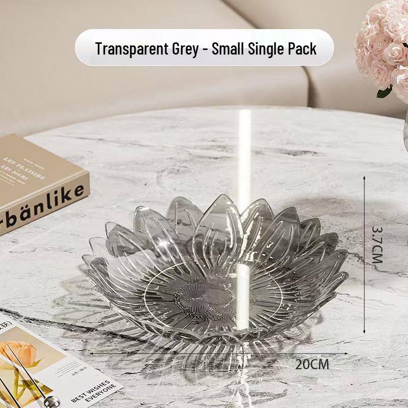 Luxury Minimalist Three-Tier Fruit and Snack Display Plate for Hotel and Home Décor