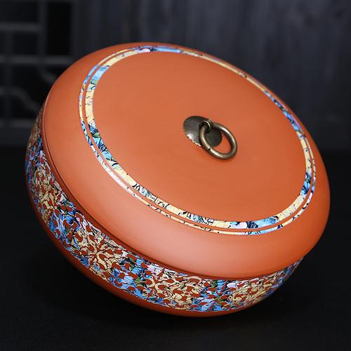 Modern Ceramic Storage Jar Pie Porcelain Sealed Jar Candy Coffee Box Moisture-Proof Porcelain Storage Tank with Lid Home Decor