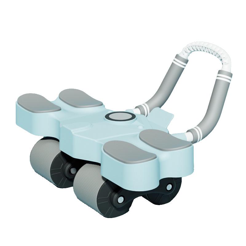 Chytré břišní kolečko s automatickým odskokem pro domácí fitness