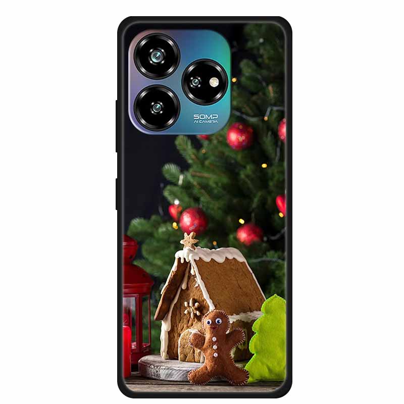 Christmas Lovely Cover For ZTE Axon 60 Lite Case  Axon60 50 40 Lite Pro Ultra 30 Soft Silicone TPU Phone Case For ZTE Axon 60 4G