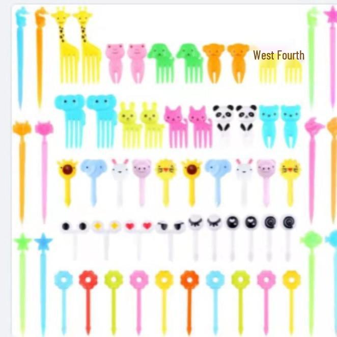 Mickey & Animal Paradise Cute Mini Bento Decoration Picks & Fruit Forks Set