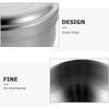 Stainless Steel Shaving Bowl Lather Mug for Men Wide and Deep Soap Container Beard Grooming Accessory